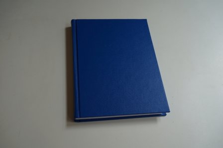 blauw notitieboek a5