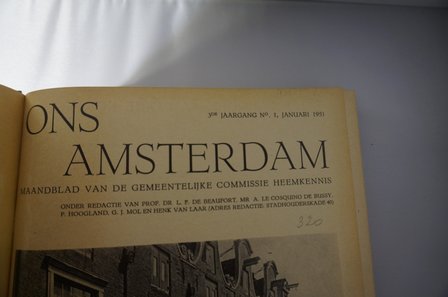 Ingebonden Ons Amsterdam jaargang 3 1951