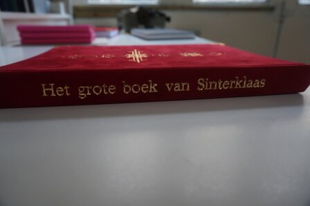 A4 donker rood sinterklaasboek