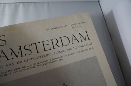 Ingebonden Ons Amsterdam jaargang 6 1954