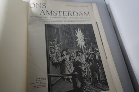 Ingebonden Ons Amsterdam jaargang 12 1960