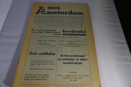 Losse nummers Ons Amsterdam 1958 tot 2018