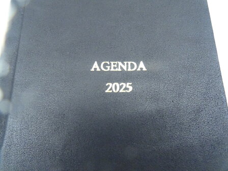 2025 Buroagenda leer