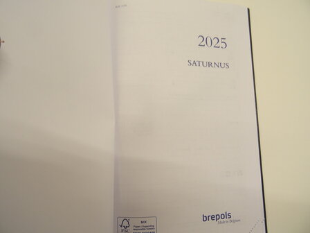 Brepols saturnus agenda