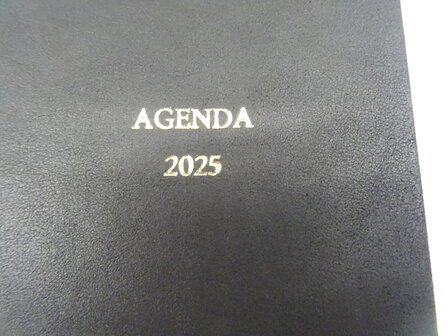 2025 Buroagenda leer