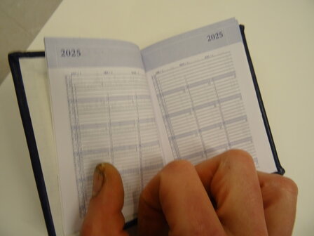 kleine pocketagenda 2025