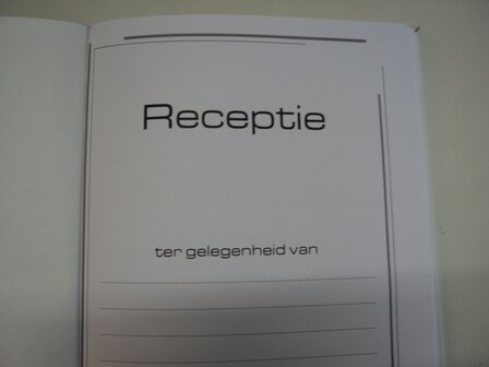 lederen receptieboek