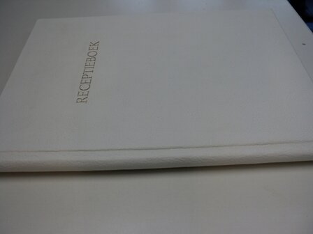 lederen receptieboek