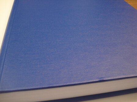 blauwe linnen dummy a4