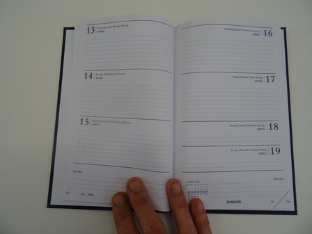 Agenda Brepols saturnus
