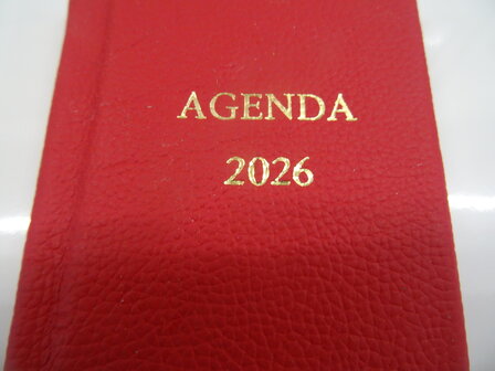 kleine pocketagenda 2026
