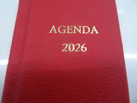 kleine pocketagenda 2026