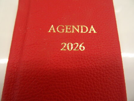 kleine pocketagenda 2026