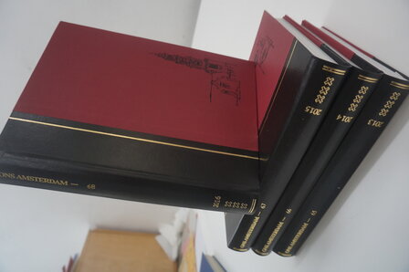 Ingebonden jaargangen tijdschrift ons Amsterdam 1962 t/m 2025
