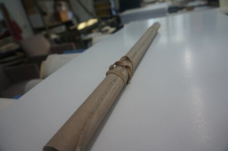 Rexa laminated katoen natural boeklinnen