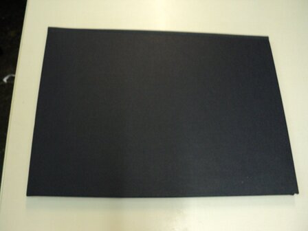 A4 zwart linnen boek