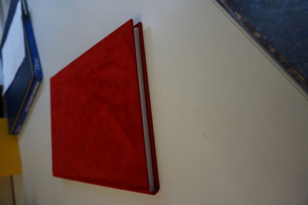 rood fleece boek
