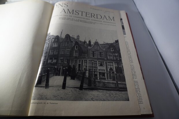 Ingebonden Ons Amsterdam jaargang 7 1955
