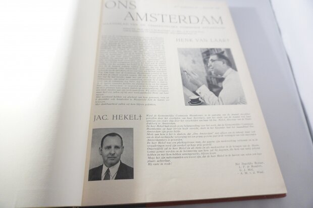 Ingebonden Ons Amsterdam jaargang 8 1956