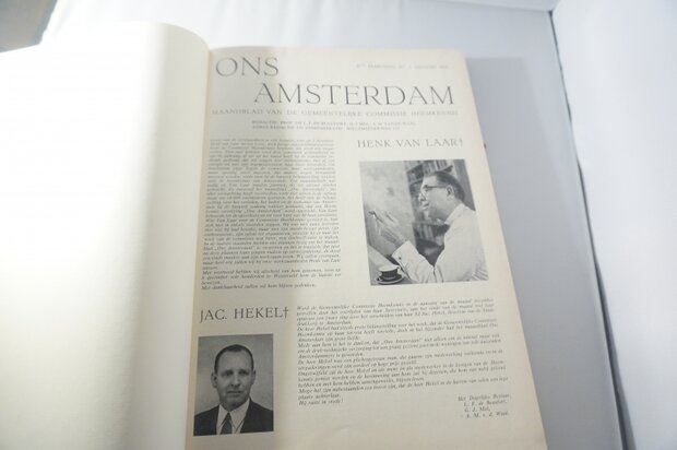 Ingebonden Ons Amsterdam jaargang 8 1956