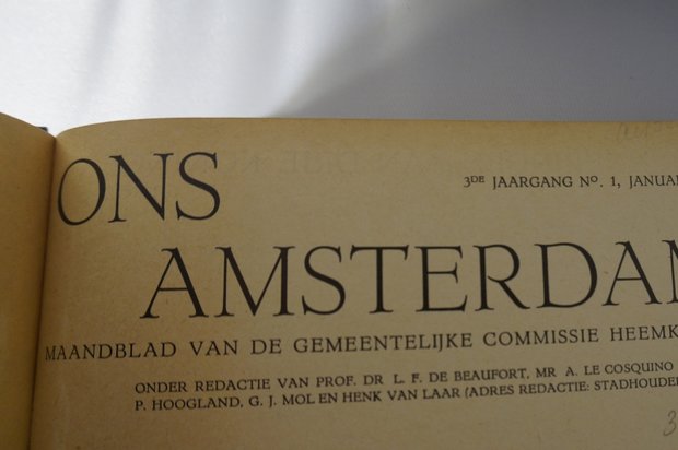 Ingebonden Ons Amsterdam jaargang 3 1951