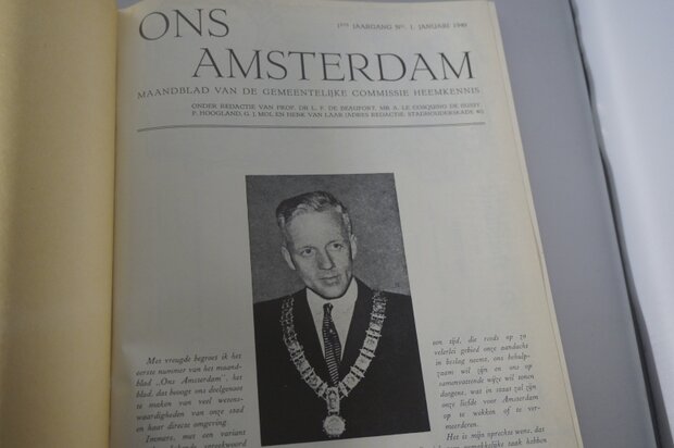 Ingebonden Ons Amsterdam jaargang 1 1949