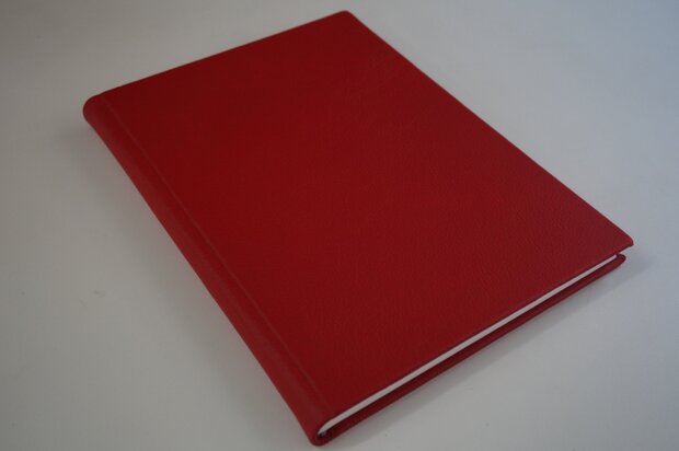 Rood lederen dummy boek