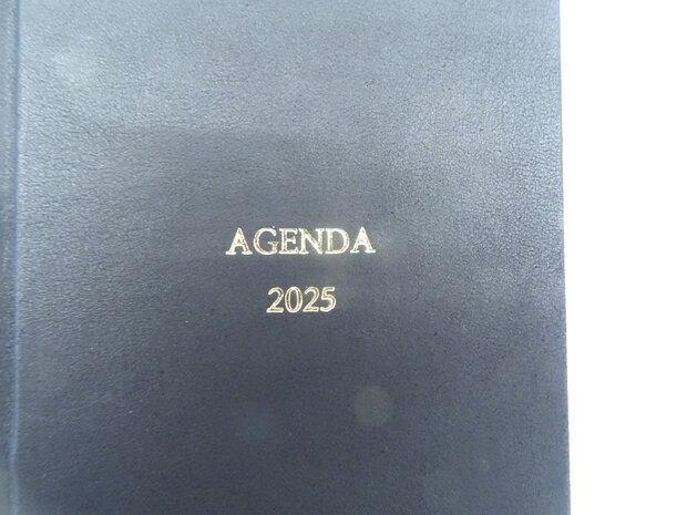 2025 Buroagenda leer