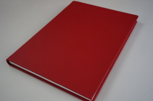 Rood lederen dummy boek