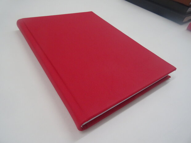 Rood lederen dummy boek