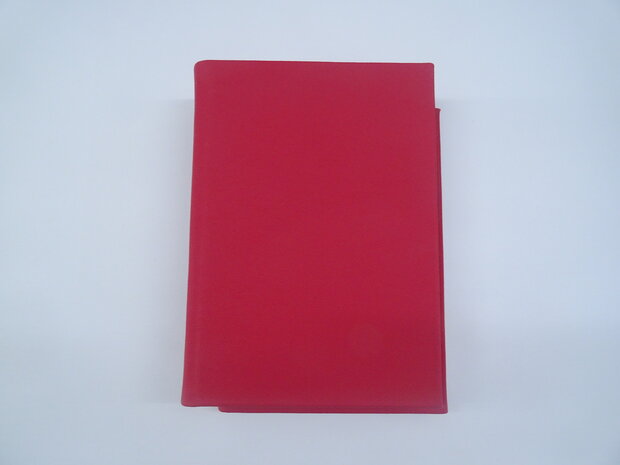 Rood lederen dummy boek