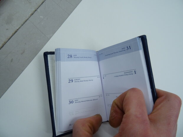 kleine pocketagenda 2025