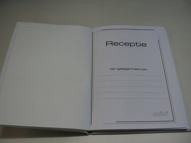 lederen receptieboek