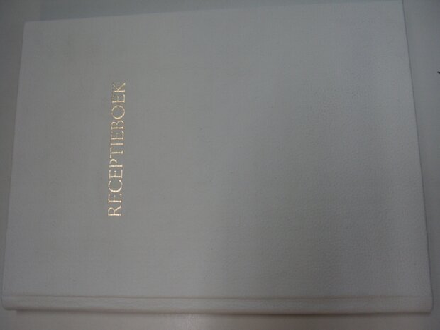 lederen receptieboek