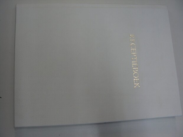 lederen receptieboek