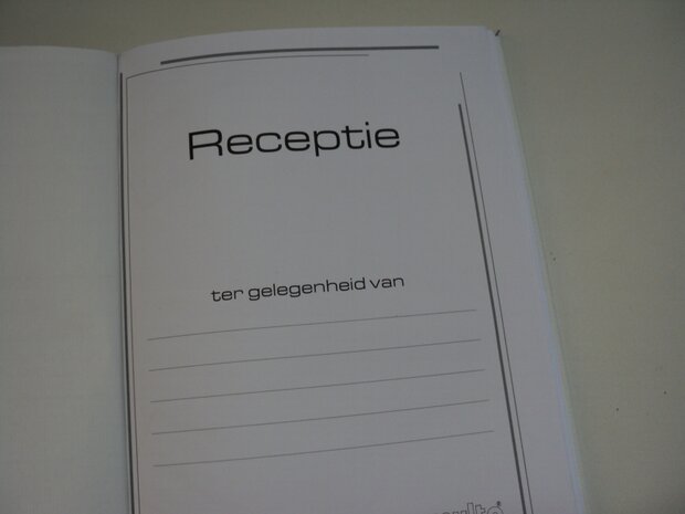 lederen receptieboek