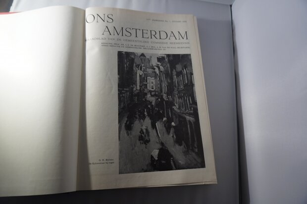 Ingebonden Ons Amsterdam jaargang 10 1958