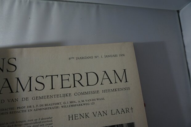 Ingebonden Ons Amsterdam jaargang 8 1956