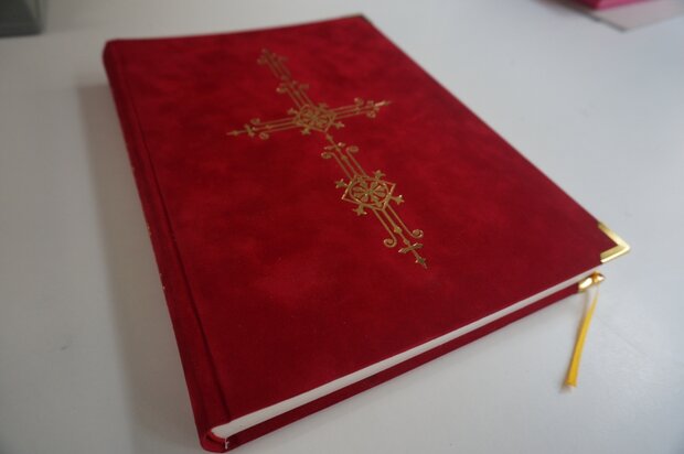  donker rood sinterklaasboek