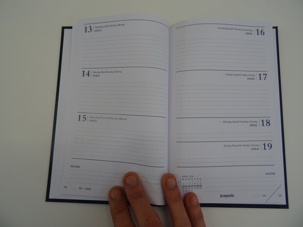 Agenda Brepols saturnus