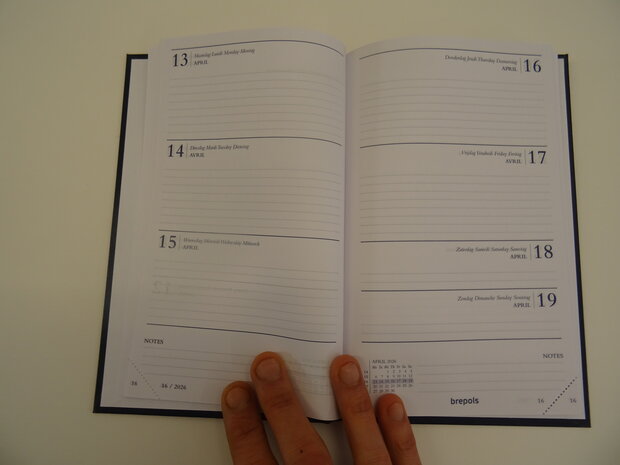 Agenda Brepols saturnus