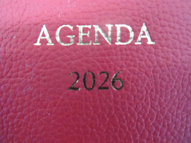 kleine pocketagenda 2026