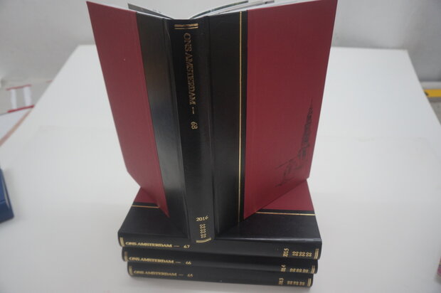 Ingebonden jaargangen tijdschrift ons Amsterdam 1962 t/m 2025