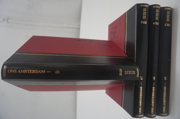 Ingebonden jaargangen tijdschrift ons Amsterdam 1962 t/m 2025