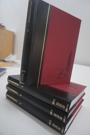 Ingebonden jaargangen tijdschrift ons Amsterdam 1962 t/m 2025