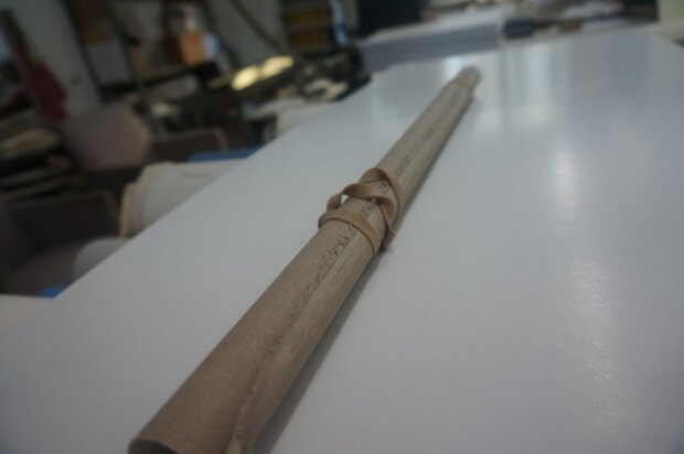 Rexa laminated katoen natural boeklinnen