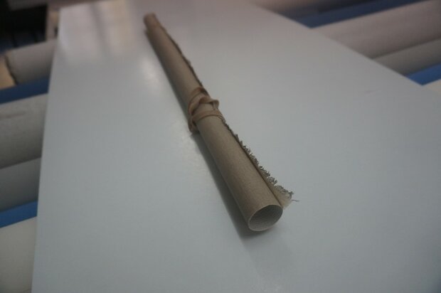 Rexa laminated katoen natural boeklinnen