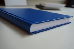 blauw notitieboek a5